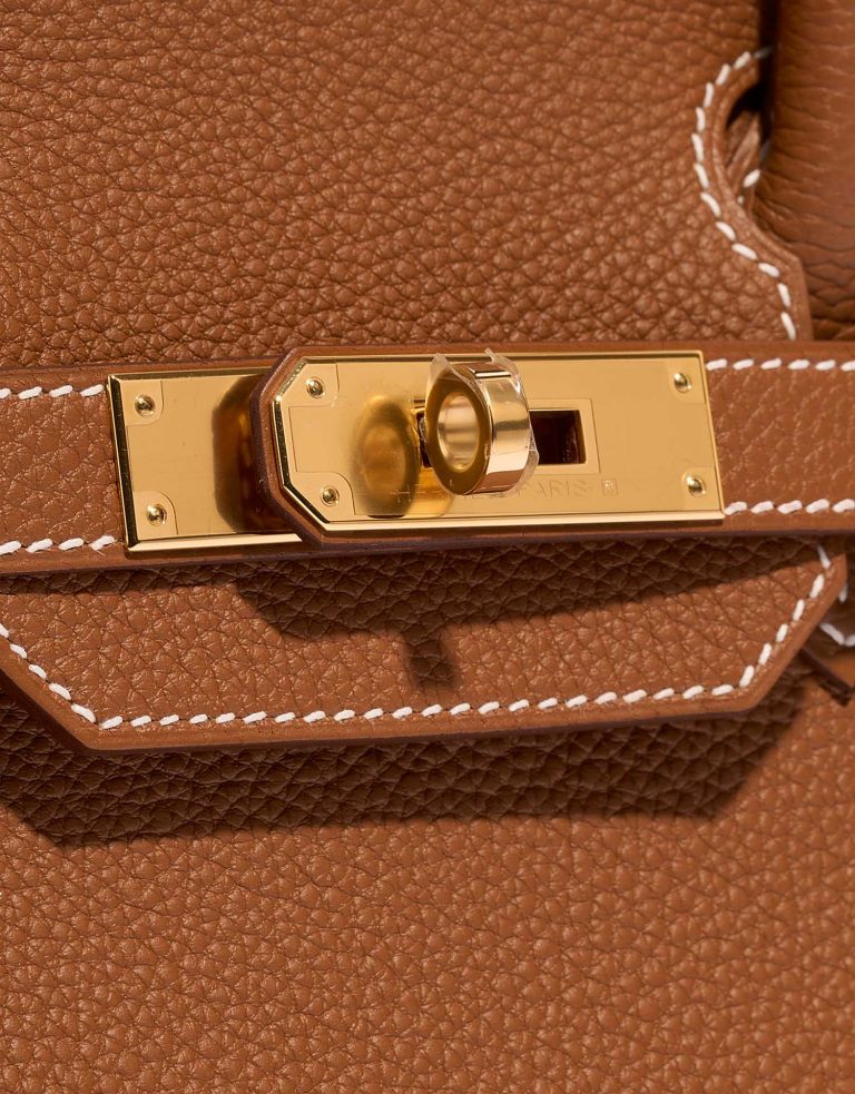 Hermès Birkin 30 Gold Closing System  | Sell your designer bag on Saclab.com