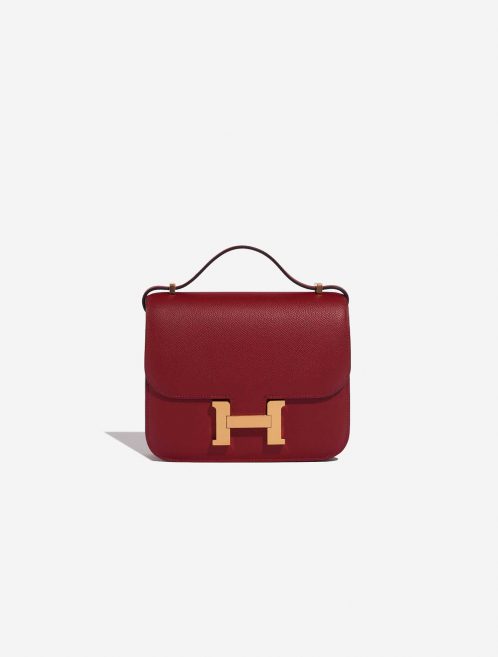 Hermès Constance 18 RougeGrenat Front  | Sell your designer bag on Saclab.com