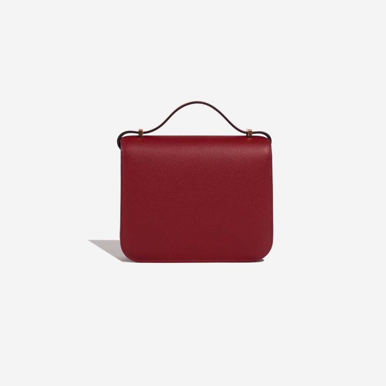 Hermès Constance 18 RougeGrenat Back  | Sell your designer bag on Saclab.com