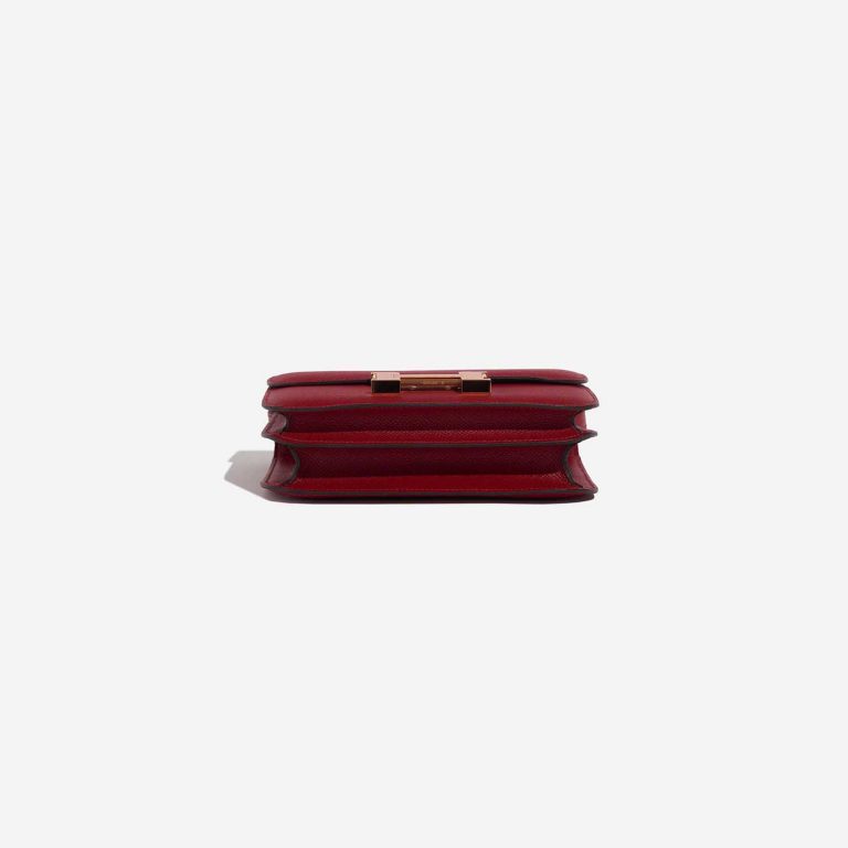 Hermès Constance 18 RougeGrenat Bottom  | Sell your designer bag on Saclab.com