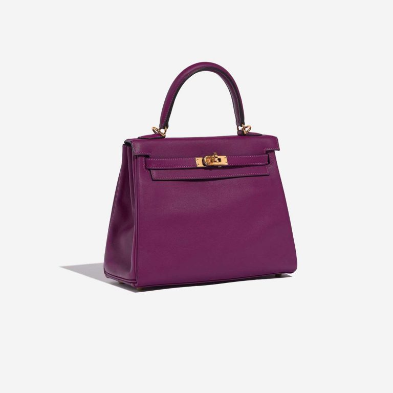 Hermès Kelly 25 Anemone Side Front  | Sell your designer bag on Saclab.com