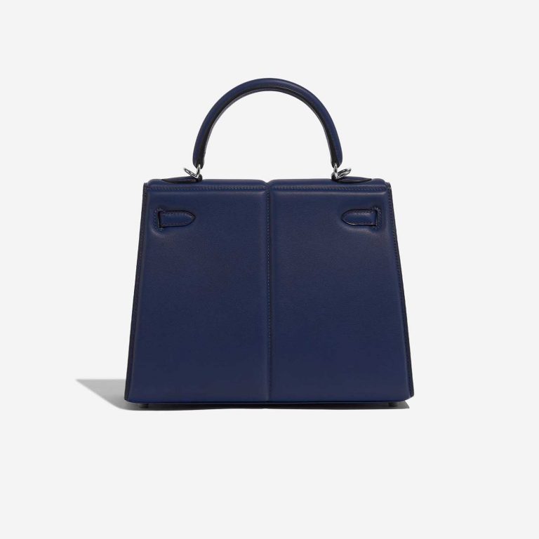 Hermès Kelly 25 BlueSaphire Back  | Sell your designer bag on Saclab.com