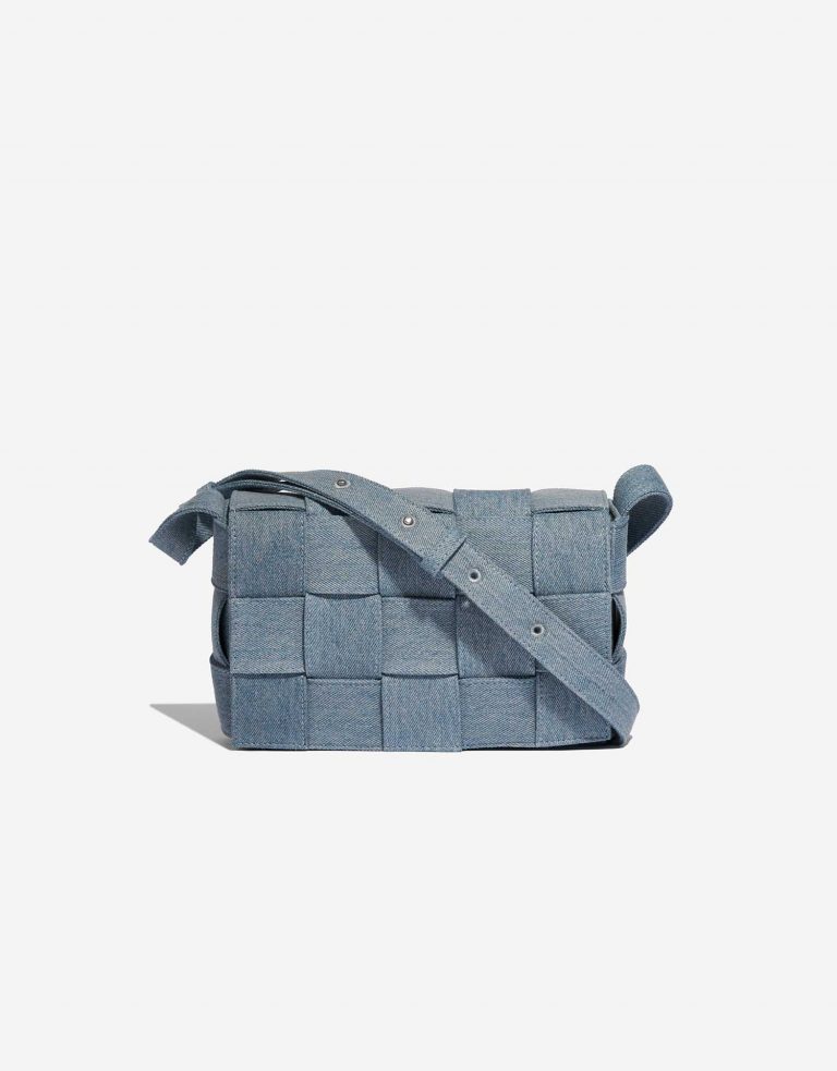 Bottega Cassette OneSize IndigoWashed Front  | Sell your designer bag on Saclab.com