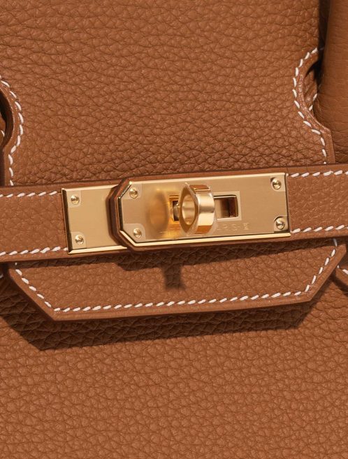 Hermès Birkin 30 Gold Closing System  | Sell your designer bag on Saclab.com