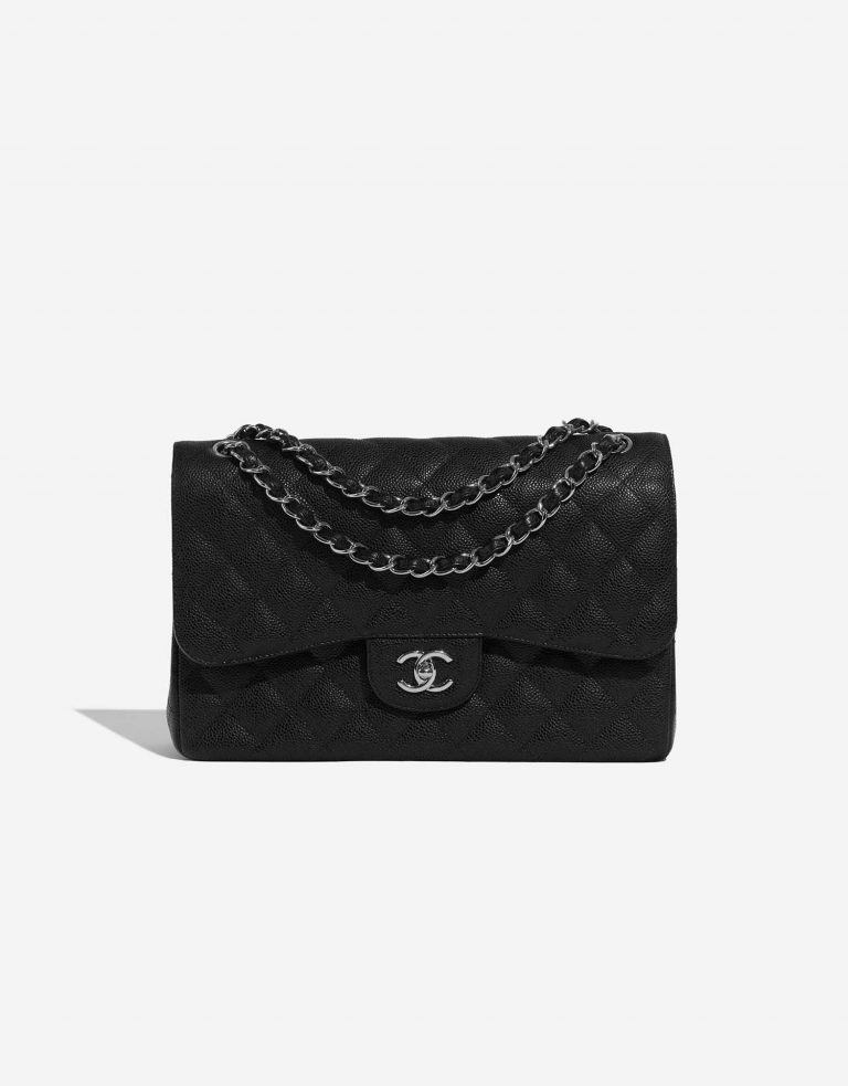 Chanel Timeless Jumbo Black Front  | Sell your designer bag on Saclab.com