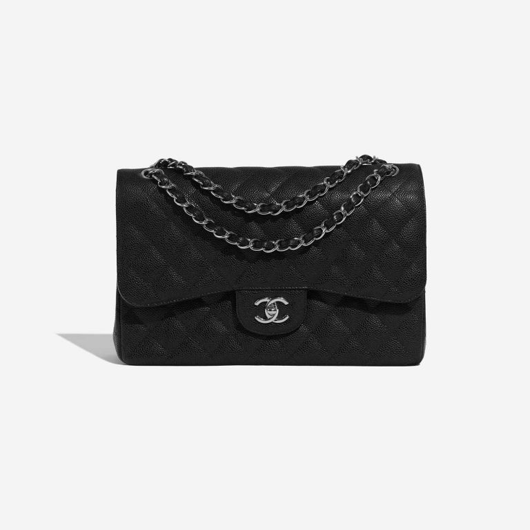 Chanel Timeless Jumbo Black Front  | Sell your designer bag on Saclab.com