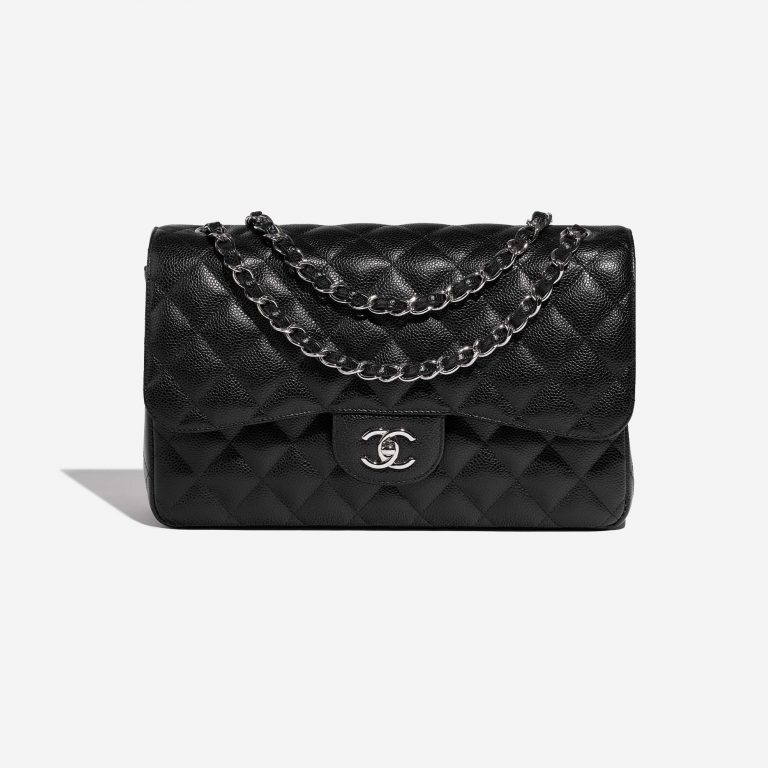 Chanel Timeless Jumbo Black Front  | Sell your designer bag on Saclab.com