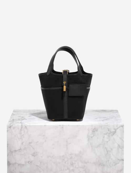 Hermès PicotinCargo 18 Black Front  | Sell your designer bag on Saclab.com