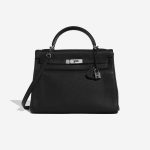 Hermès Kelly 32 Black Front  | Sell your designer bag on Saclab.com