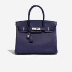 Hermès Birkin 30 BlueEncre Front  | Sell your designer bag on Saclab.com