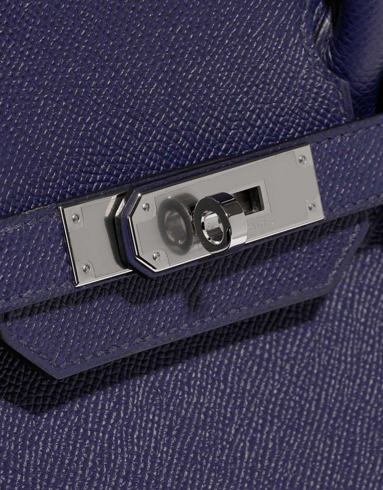 Hermès Birkin 30 BlueEncre Closing System  | Sell your designer bag on Saclab.com