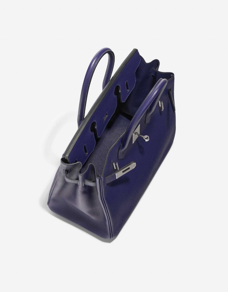 Hermès Birkin 30 BlueEncre Inside  | Sell your designer bag on Saclab.com