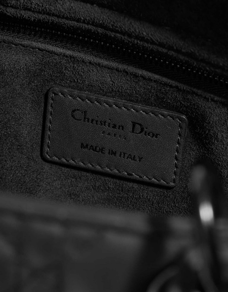 Dior Lady Large Black Logo  | Sell your designer bag on Saclab.com