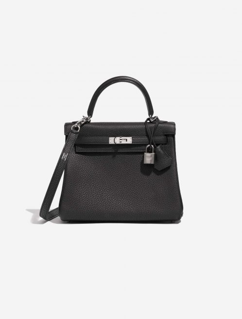 Hermès Kelly 25 Black Front  | Sell your designer bag on Saclab.com