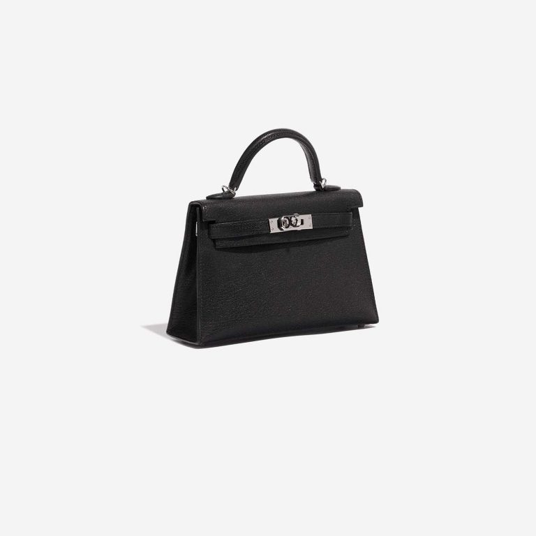 Hermès Kelly Mini Black Side Front  | Sell your designer bag on Saclab.com
