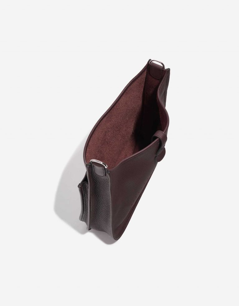 Hermès Evelyne 29 RougeSellier Inside  | Sell your designer bag on Saclab.com