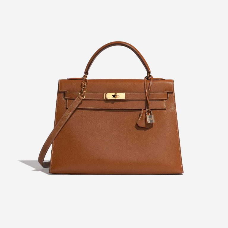 Hermès Kelly 32 Gold Front  | Sell your designer bag on Saclab.com