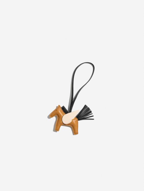 Hermès RodeoPegasusPM OneSize Sésame-Craie-Black Front  | Sell your designer bag on Saclab.com