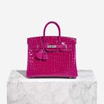 Hermès Birkin 25 RosePourpre Front  | Sell your designer bag on Saclab.com