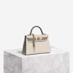 Hermès Kelly Mini Craie-GrisAsphalte Front  | Sell your designer bag on Saclab.com