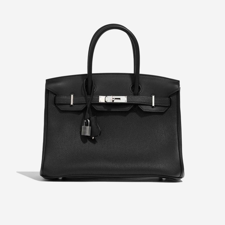 Pre-owned Hermès bag Birkin 3in1 30 Togo / Toile H / Swift Black / Ecru Black | Sell your designer bag on Saclab.com
