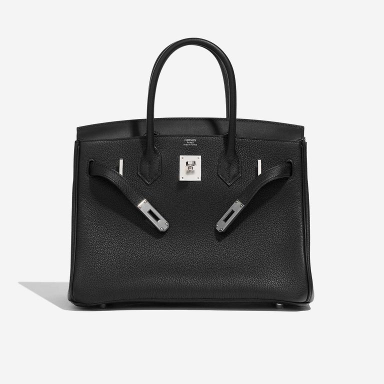 Pre-owned Hermès bag Birkin 3in1 30 Togo / Toile H / Swift Black / Ecru Black | Sell your designer bag on Saclab.com