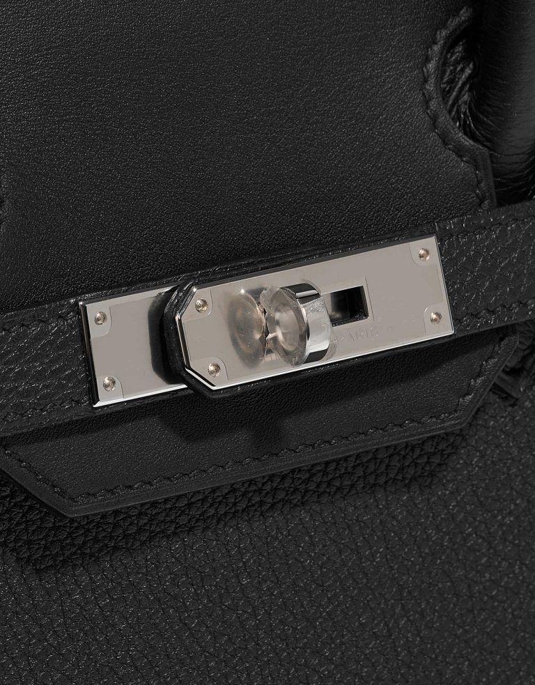 Pre-owned Hermès bag Birkin 3in1 30 Togo / Toile H / Swift Black / Ecru Black | Sell your designer bag on Saclab.com