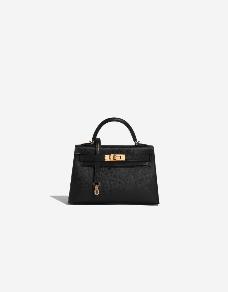 Hermès Kelly Mini Black Front  | Sell your designer bag on Saclab.com