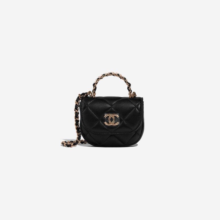 Chanel Timeless Micro Black Front  | Sell your designer bag on Saclab.com
