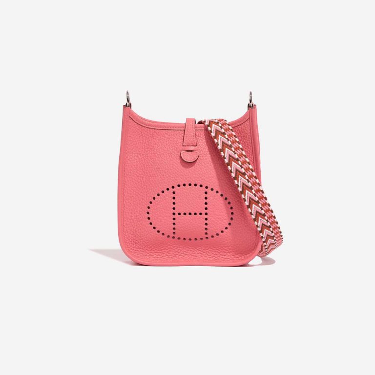Hermès Evelyne 16 RoseAzalee Front  | Sell your designer bag on Saclab.com