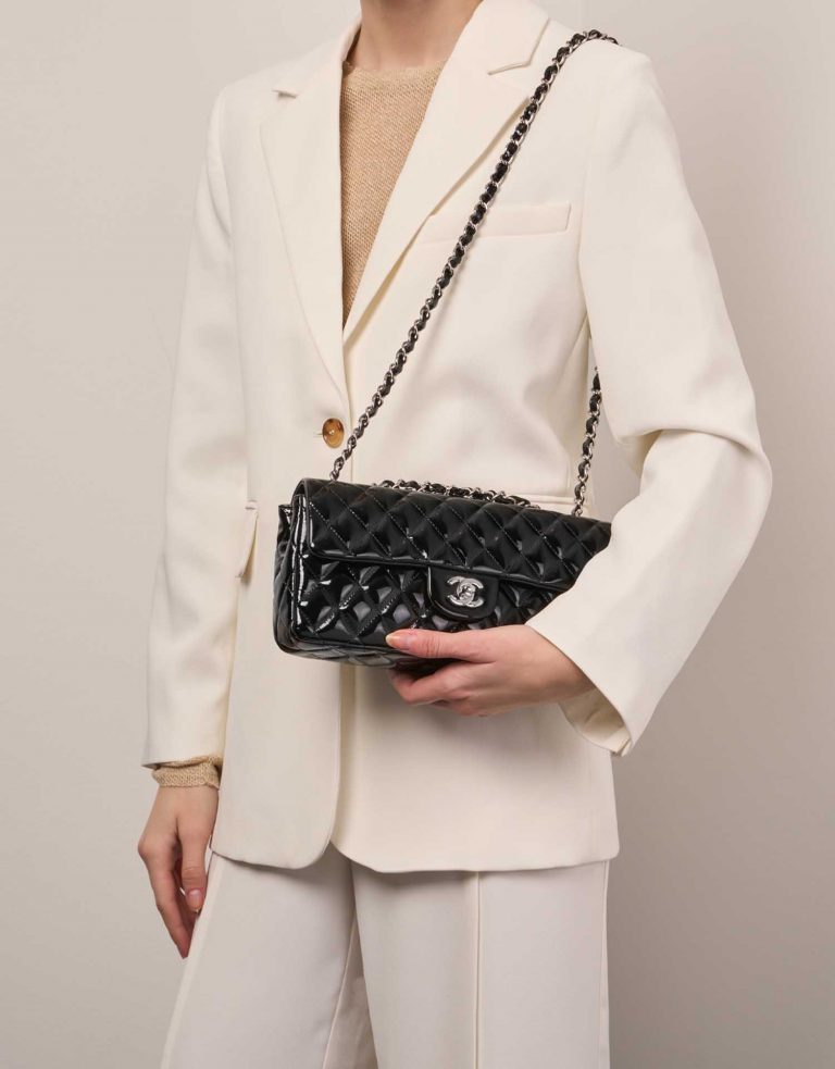 Chanel Timeless Medium Black Sizes Worn | Sell your designer bag on Saclab.com