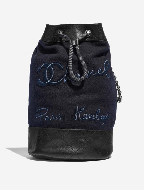Chanel Backpack Wool / Lamb Blue / Black | Sell your designer bag