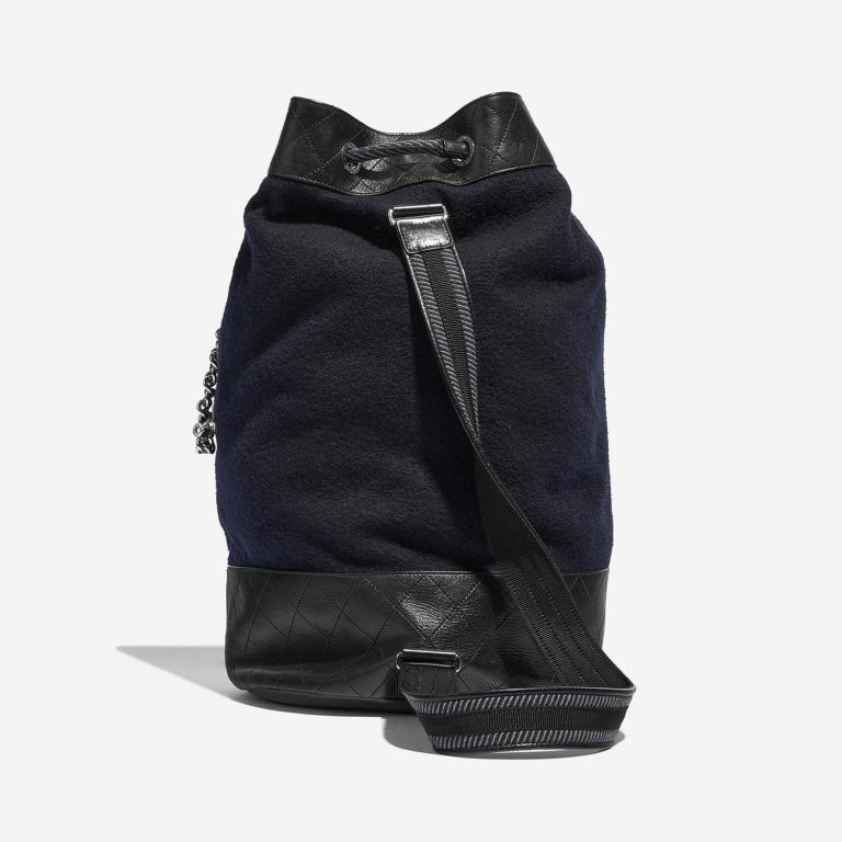 Chanel Backpack Wool / Lamb Blue / Black | Sell your designer bag