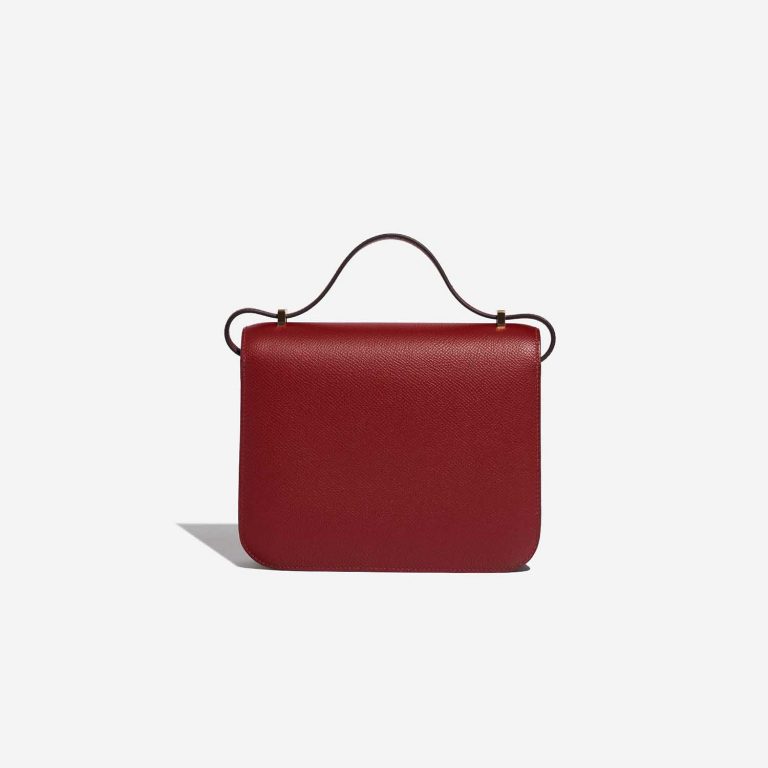 Hermès Constance 18 RougeGrenat Back  | Sell your designer bag on Saclab.com