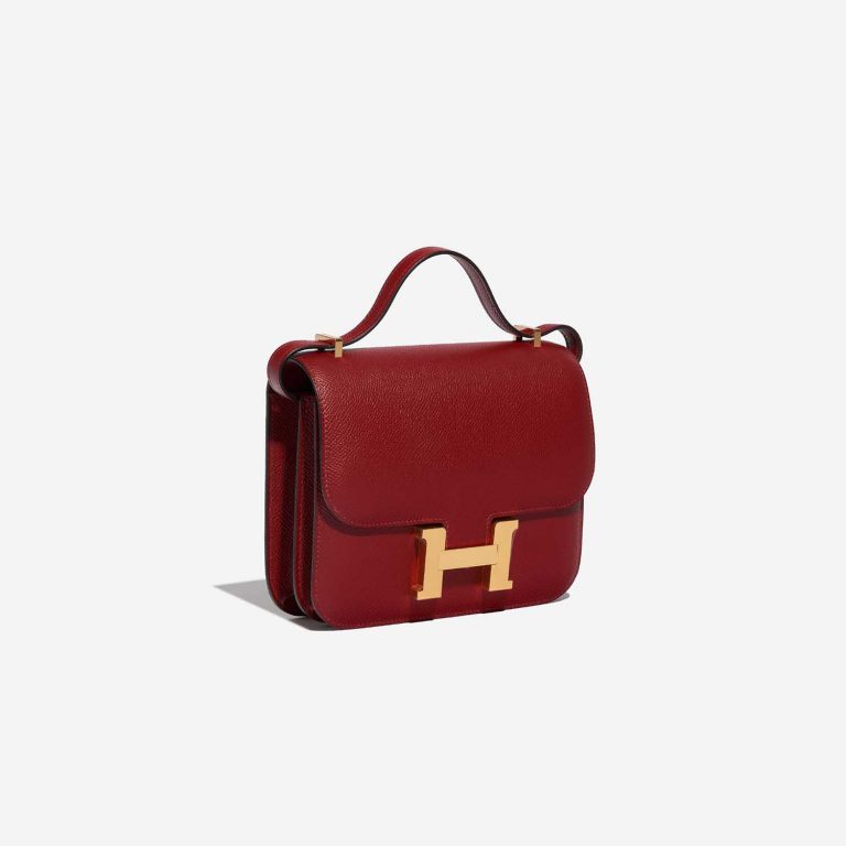Hermès Constance 18 RougeGrenat Side Front  | Sell your designer bag on Saclab.com