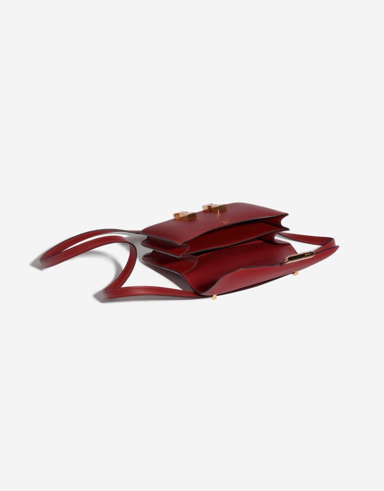 Hermès Constance 18 RougeGrenat Inside  | Sell your designer bag on Saclab.com