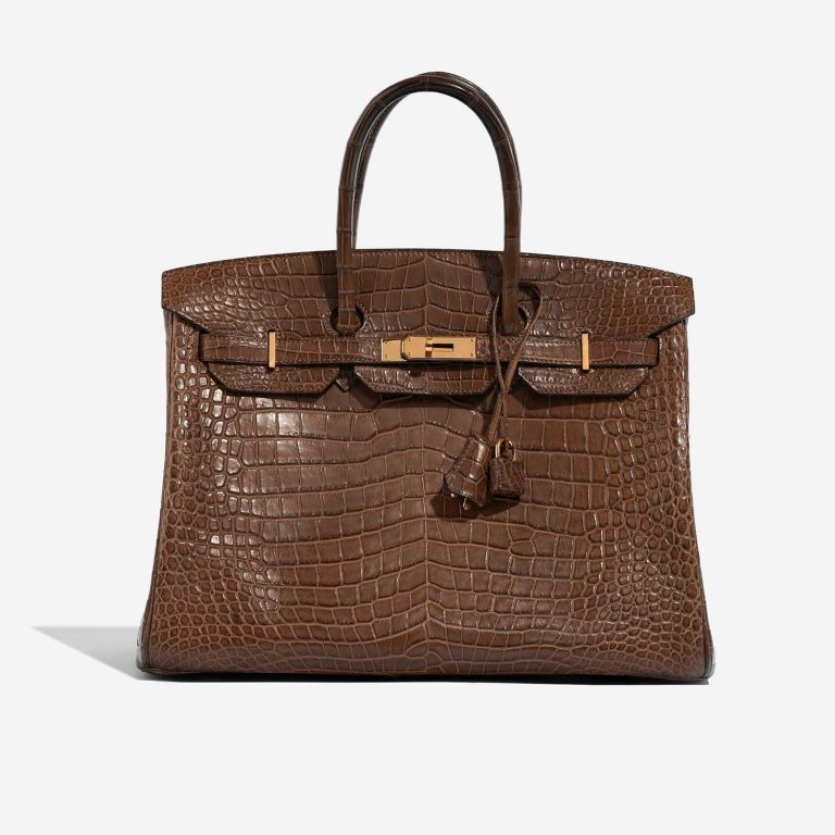 Hermès Birkin 35 MarronDInde Front  | Sell your designer bag on Saclab.com