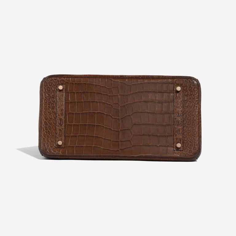 Hermès Birkin 35 MarronDInde Bottom  | Sell your designer bag on Saclab.com