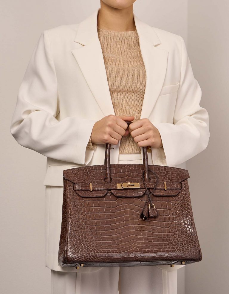 Hermès Birkin 35 MarronDInde Front  | Sell your designer bag on Saclab.com