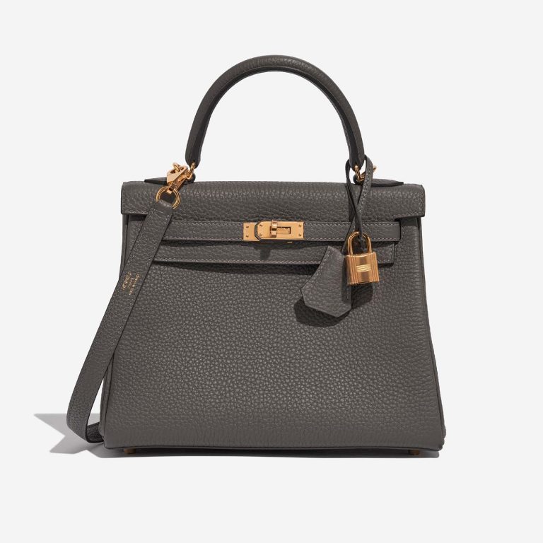 Hermès Kelly 25 GrisMeyer Front  | Sell your designer bag on Saclab.com