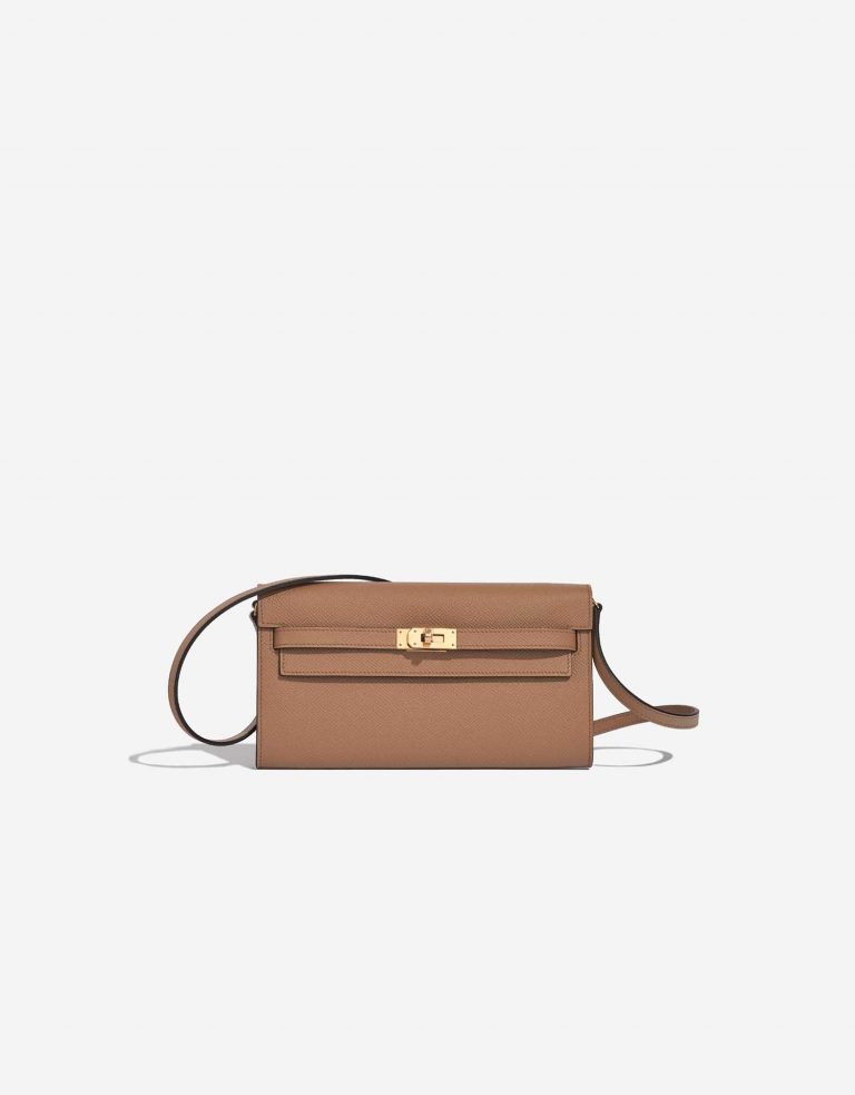 Hermès Kelly ToGo Chai-MauveSylvestre Front  | Sell your designer bag on Saclab.com