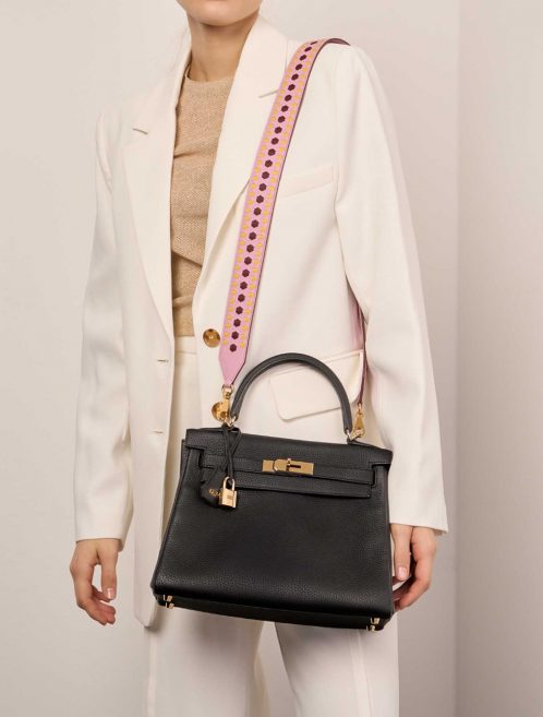 Hermès Strap MauveSylvestre Sizes Worn | Sell your designer bag on Saclab.com