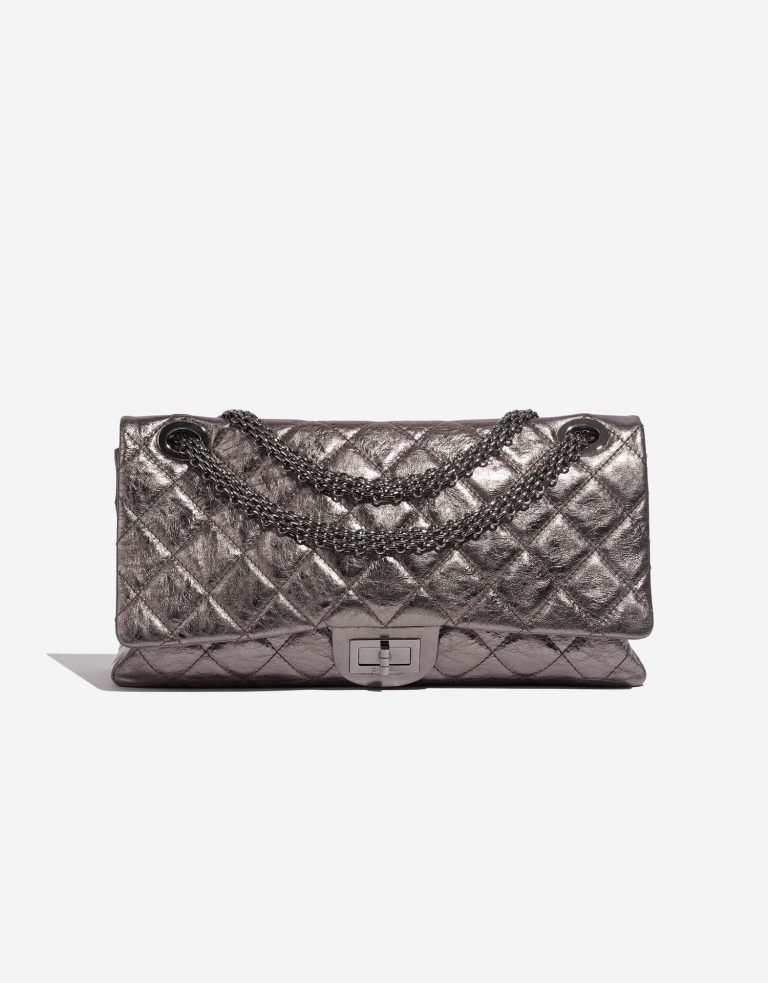 Chanel 255Reissue 228 Silver Front  | Sell your designer bag on Saclab.com