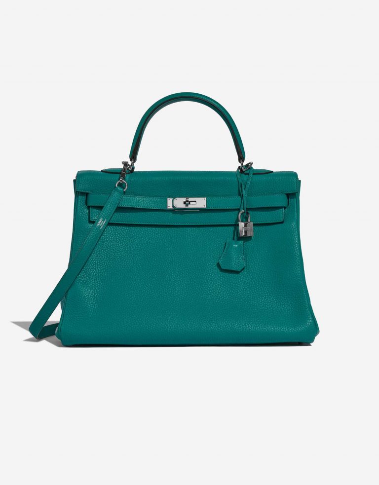 Hermès Kelly 35 BleuPaon Front  | Sell your designer bag on Saclab.com