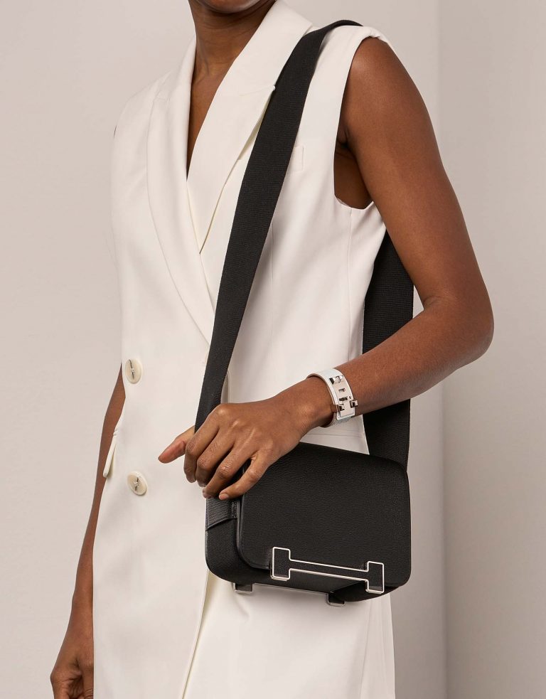 Hermès Geta oneSize Black D8 | Sell your designer bag on Saclab.com