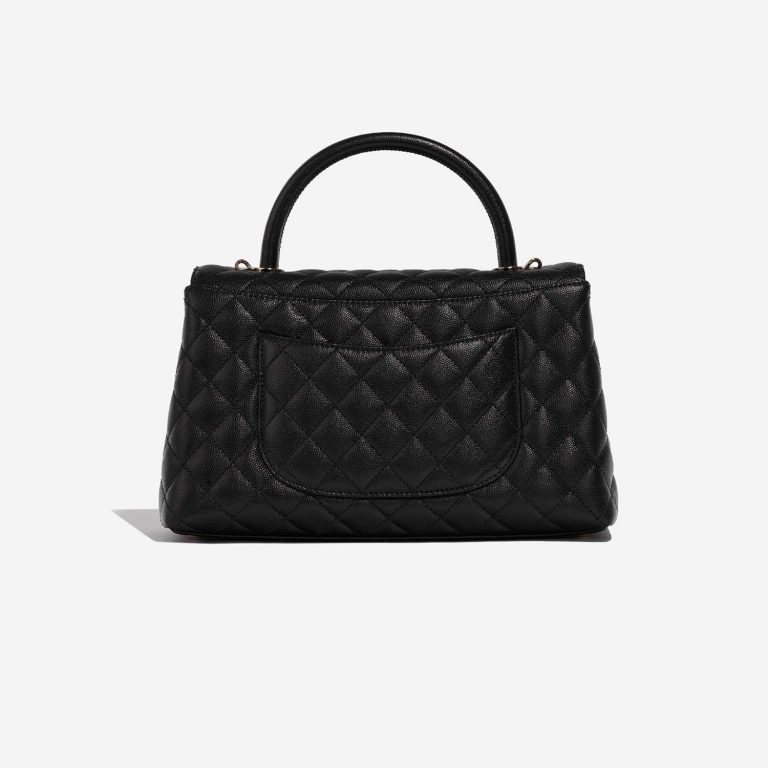 Chanel TimelessHandle Medium Black Back  | Sell your designer bag on Saclab.com