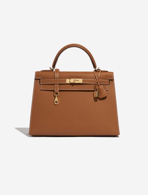 Hermès Kelly 32 Gold Front  | Sell your designer bag on Saclab.com