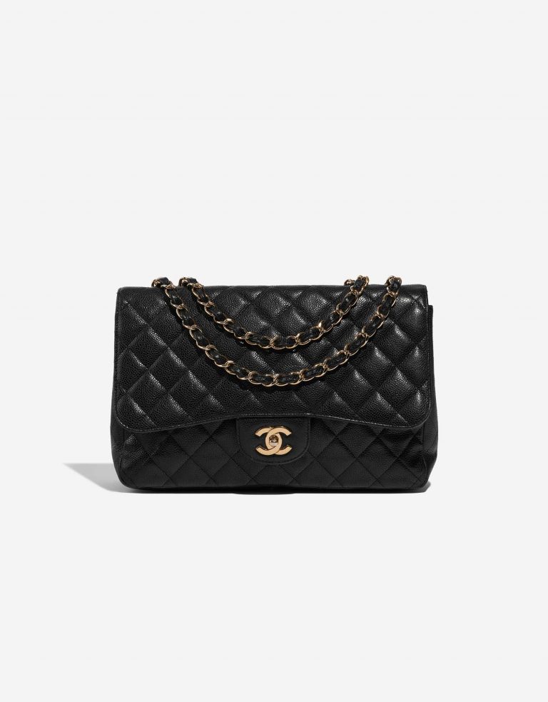 Chanel Timeless Jumbo Black Front  | Sell your designer bag on Saclab.com