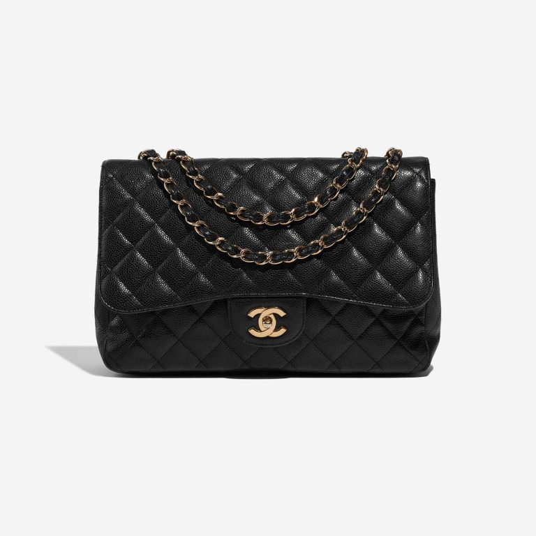 Chanel Timeless Jumbo Black Front  | Sell your designer bag on Saclab.com