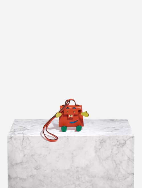 Hermès KellyDollCharm CapucineJaunedenaplesVertvertigoBluezanzibar Front  | Sell your designer bag on Saclab.com